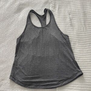 Lululemon Athletica Charcoal Racerback Tank Top